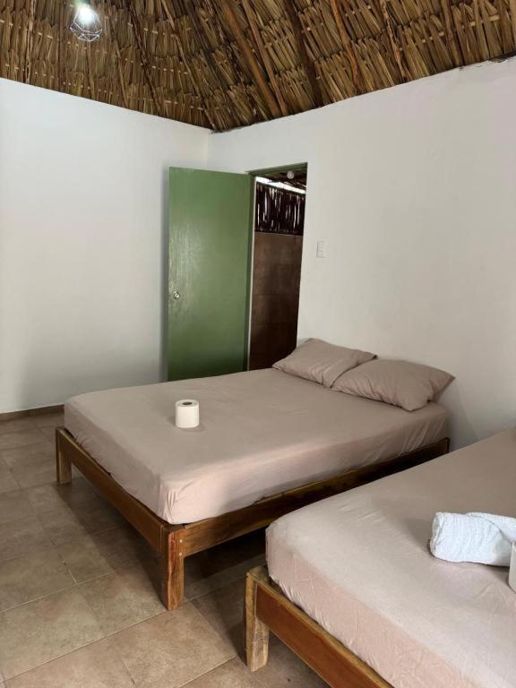 Cabanas Camping Ria Celestun Exterior foto