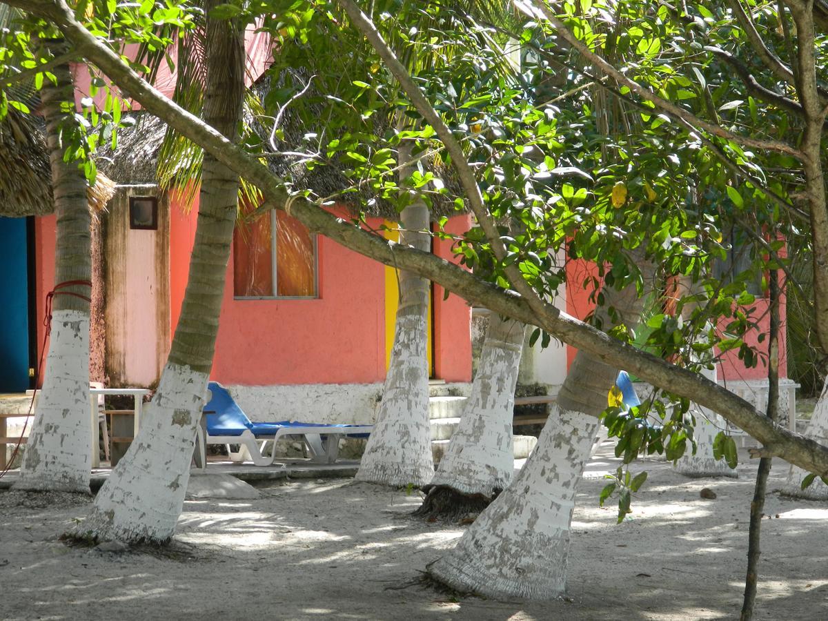 Cabanas Camping Ria Celestun Exterior foto